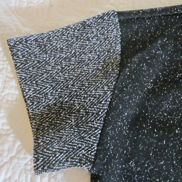 Banana Republic XS Boxy Black/Gray Tweed Sequin - Picture 5 of 8